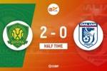 半场：国安2-0英博，塞鸟传射+一条龙，法比奥建功张稀哲灵性漏球